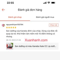 Son dưỡng có màu Kanebo Kate CC Personal Lip Cream SPF11/PA+, #02 Orange Trick cam tươi