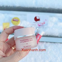Dưỡng ủ môi đêm Klavuu dưỡng ẩm căng mọng, giảm thâm & sáng màu môi 20g