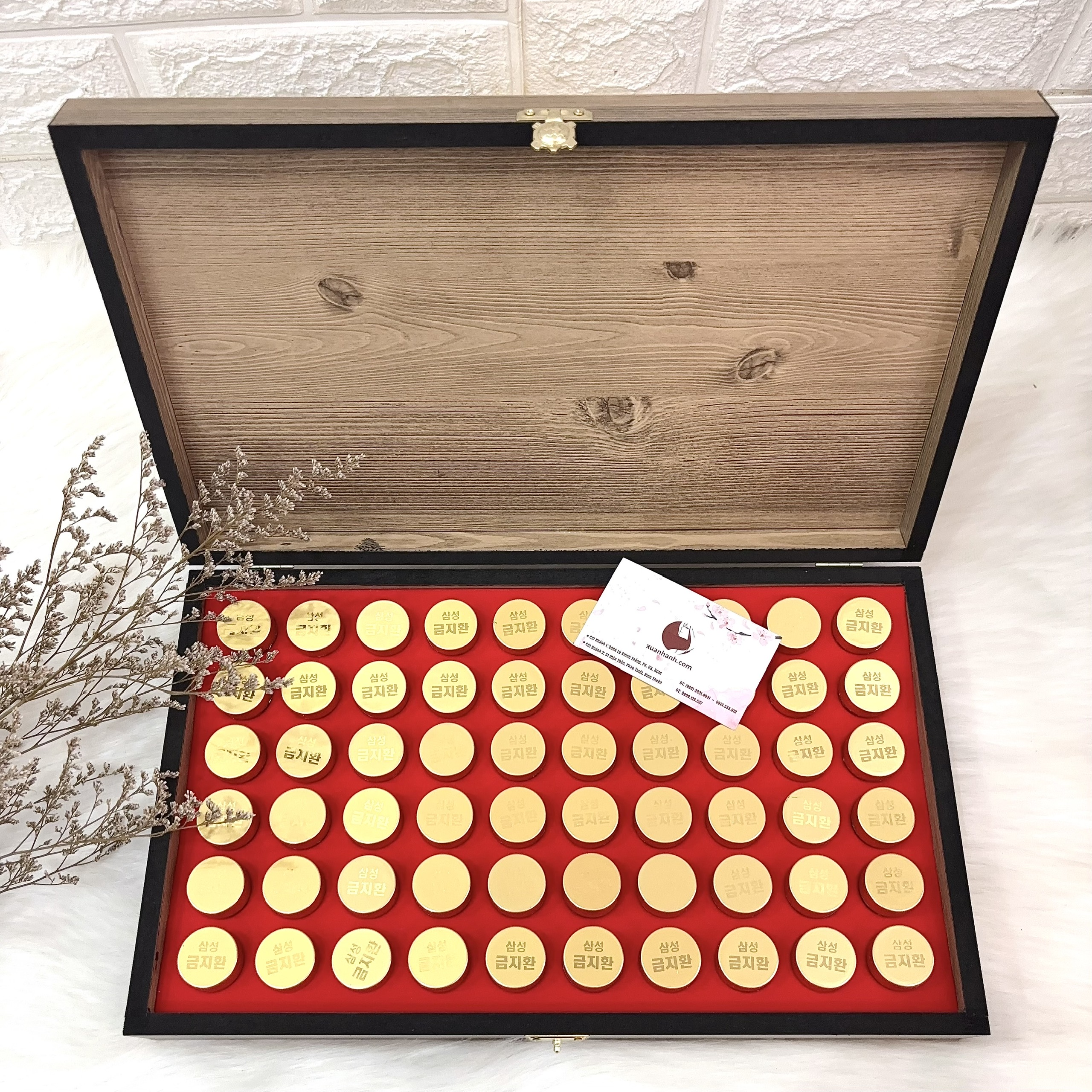 An Cung Ngưu Bổ Não Gum Jee Hwan ích khí dưỡng huyết, phòng đột quỵ