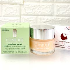 Kem dưỡng Clinique Moisture Surge 100H Auto-Replenishing tươi trẻ, chống stress - 50ml (New)