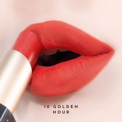 Son Bobbi Brown Luxe Matte Lipstick lì mịn, lâu trôi #529 Golden Hour - Đỏ ánh cam (HOT)