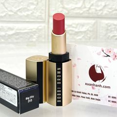 Son Bobbi Brown Luxe Matte Lipstick lì mịn, lâu trôi #313 Big City - Hồng Hoa (HOT)