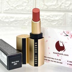 Son Bobbi Brown Luxe Matte Lipstick lì mịn, lâu trôi #303 Boss Pink - Hồng cam đất (HOT)