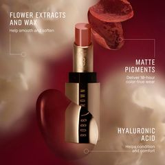 Son Bobbi Brown Luxe Matte Lipstick lì mịn, lâu trôi #303 Boss Pink - Hồng cam đất (HOT)