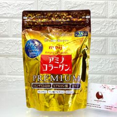 Bột Collagen Meji Amino Premium cao cấp săn chắc và tăng độ đàn hồi da - TẶNG 1 DƯỠNG MÔI KLAVUU