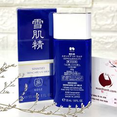 Chống nắng Kose Sekkisei UV Milk SPF50+/PA++++ dạng sữa thoáng nhẹ và sáng da, 55ml