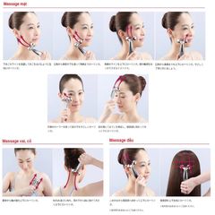Máy massage Refa Carat Ray Face thon gọn, nâng cơ - Crystal Face (unbox), #TẶNG 1 HỘP MẶT NẠ JAPAN GALS