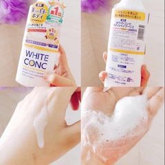 Sữa tắm White Conc trắng da, sáng mịn, cải thiện da xỉn màu từ Nhật, 360ml