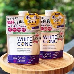 Sữa dưỡng thể White Conc CC cream trắng da, nâng tone, xuất xứ Nhật, 390ml