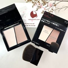 Phấn tạo khối và highlight Kanebo Kate 3D Create, màu cơ bản, kèm cọ cực tiện. 