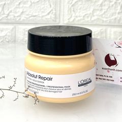 Dầu hấp (ủ) tóc L'oreal Lipidium Absolut Repair dành cho tóc hư tổn, khô và chẻ ngọn (New)