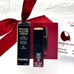 Son kem Chanel Rouge Allure Laque mịn mượt #80 Timeless đỏ Cherry