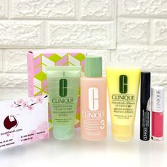 Giftset Clinique dưỡng ẩm căng mọng và tươi trẻ cho da hỗn hợp dầu/dầu, 5sp (THANH LÝ)