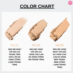 Phấn phủ Mac Studio Fix Powder Plus che phủ, mịn, kiềm dầu, #NC20 tự nhiên (New)