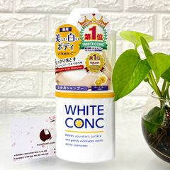 Sữa tắm White Conc trắng da, sáng mịn, cải thiện da xỉn màu từ Nhật, 360ml
