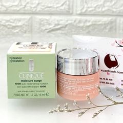 Kem dưỡng Clinique Moisture Surge 100-Hour Gel-Creme tươi trẻ, chống stress 15ml
