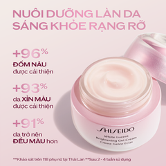 Kem dưỡng Shiseido White Lucent Brightening Gel Cream căng mịn, trắng da, 15ml