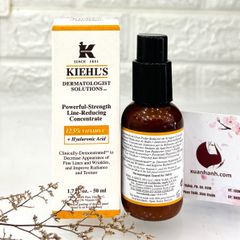 Serum Kiehl's Concentrate 12.5% VitaminC + HA trị thâm nám, se lỗ chân lông