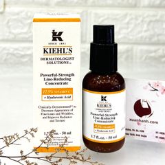 Serum Kiehl's Concentrate 12.5% VitaminC + HA trị thâm nám, se lỗ chân lông