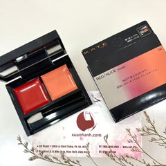 Son kem Kanebo Kate Red/Nude Rouge mềm mướt, lâu trôi #04 đỏ cháy mix cam nude