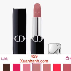 Son Dior Rouge Velvet  nhung mịn lì,#429 - Rose Blues hồng nude vỏ đỗ (NEW)