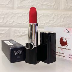 Son Dior Rouge Velvet nhung mịn lì, lâu trôi, #999 - đỏ cổ điển đẳng cấp (NEW)