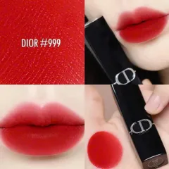 Son Dior Rouge Velvet nhung mịn lì, lâu trôi, #999 - đỏ cổ điển đẳng cấp (NEW)