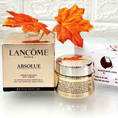 Kem dưỡng Lancome Absolue Soft Cream cao cấp chống lão hóa mini 15ml
