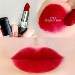Son Dior Rouge Velvet  nhung mịn lì, lâu trôi, #760 Favorite - đỏ hồng cổ điển