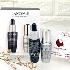 Giftset Lancome Genifique 2sp dưỡng phục hồi trẻ hóa da cho cả mặt và mắt (HOT)