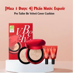 Set Cushion Espoir SPF34, PA++ che phủ cao, tặng kèm lõi và 2 nền mini (LIMITED 2023)