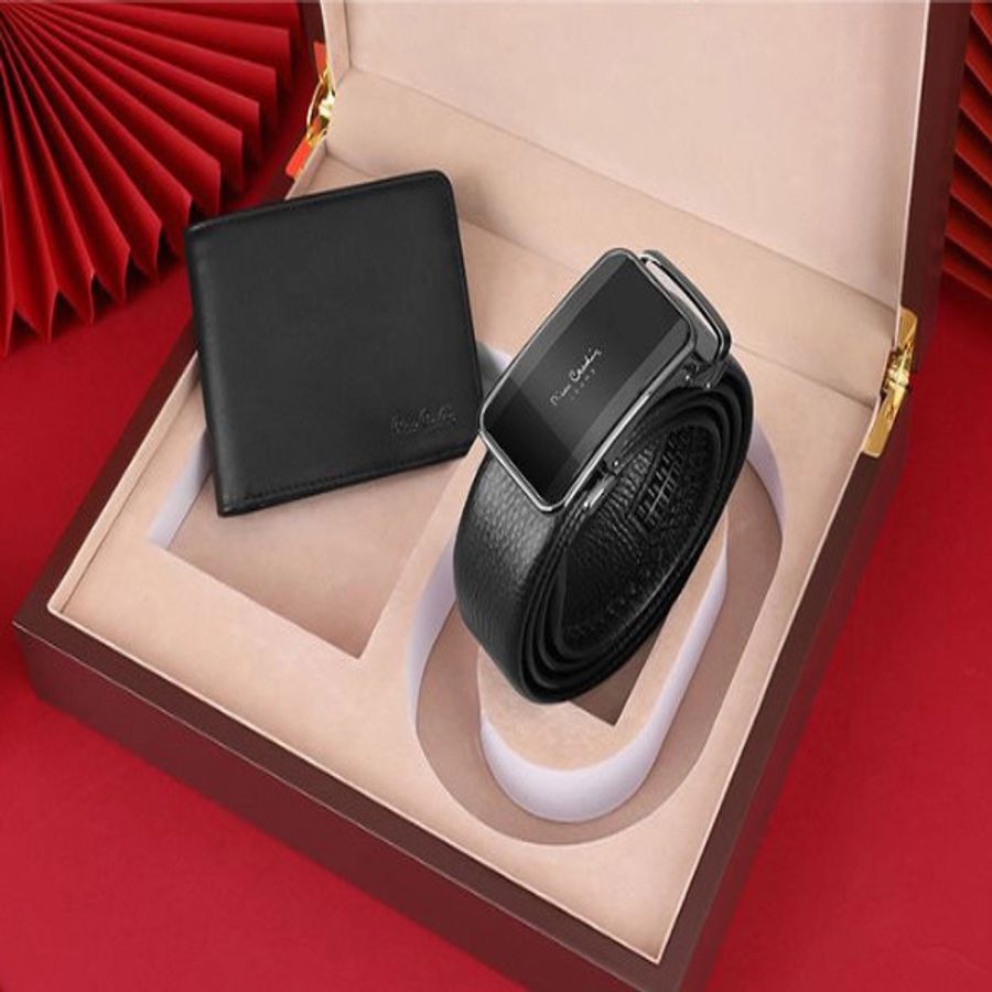 Bộ thắt lưng và ví da nam Pierre Cardin lịch lãm, sang trọng 