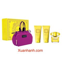 Set nước hoa Versace Yellow Diamond tươi vui, rực rỡ, lôi cuốn, 4sp