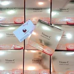 Mặt nạ mắt Vitano C Essence hàng nội địa Nhật chống oxy hóa, trẻ hóa da mắt - 60 miếng (NEW)