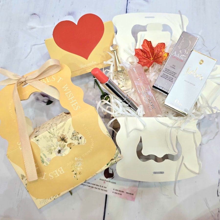 Set quà tặng 20.10 cho người thân yêu, #Love 3 - Môi Hồng Tươi Xinh