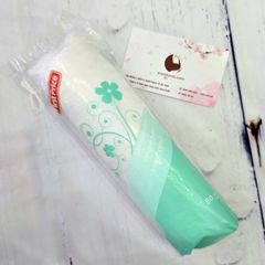 Bông tẩy trang Kiwi, Rema 1000 Bomulls-Pads 100% cotton mềm mại, dịu nhẹ, 80pcs