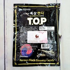 Kẹo hắc sâm Black Sinseng T.O.P giảm stress, chống say xe, thơm miệng, 300g