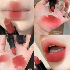 Son Shu Rouge Unlimited Kinu Matte lì mịn, #OR599 hồng cam đào nữ tính, ngọt ngào (Fullsize)