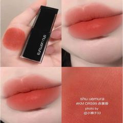 Son Shu Rouge Unlimited Kinu Matte lì mịn, #OR599 hồng cam đào nữ tính, ngọt ngào (Fullsize)