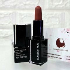 Son Shu Rouge Unlimited Kinu Matte lì mịn, #BR784 đỏ đất sang trọng, cuốn hút (Fullsize)