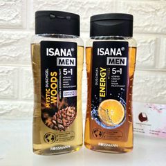 Tắm gội nam Isana Men 5in1 hương thơm nam tính, quyến rũ - Hàng nội địa Đức.