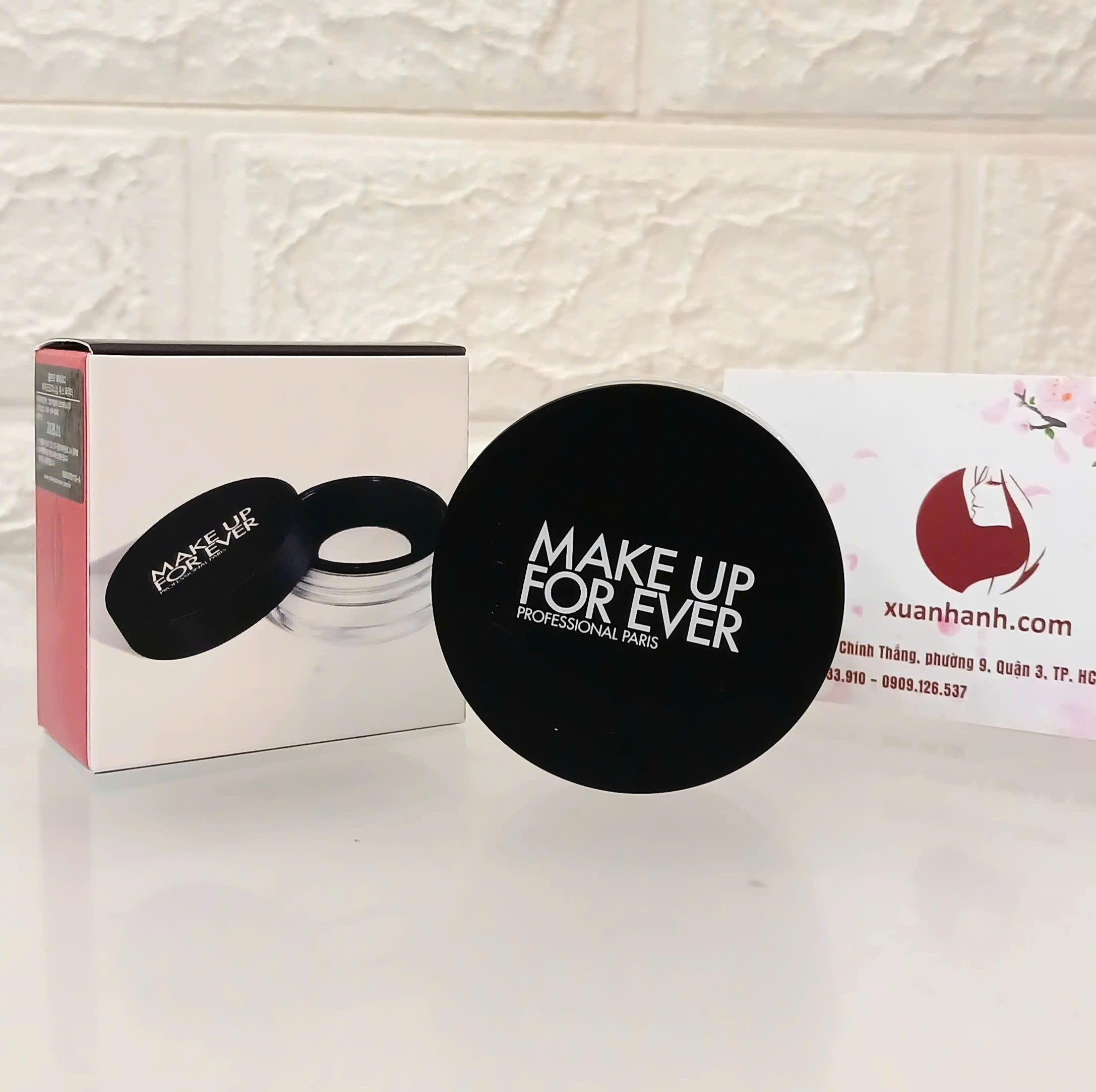 Phấn phủ bột Make up For Ever Ultra HD Loose Powder siêu mịn, kìm dầu, 4g.