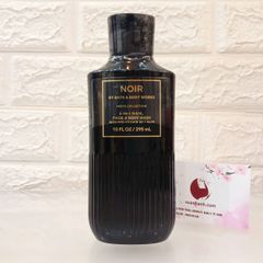 Tắm gội nam 3in1 Hair, Face & Body Wash Noir hương thơm nam tính, quyến rũ, 295ml.