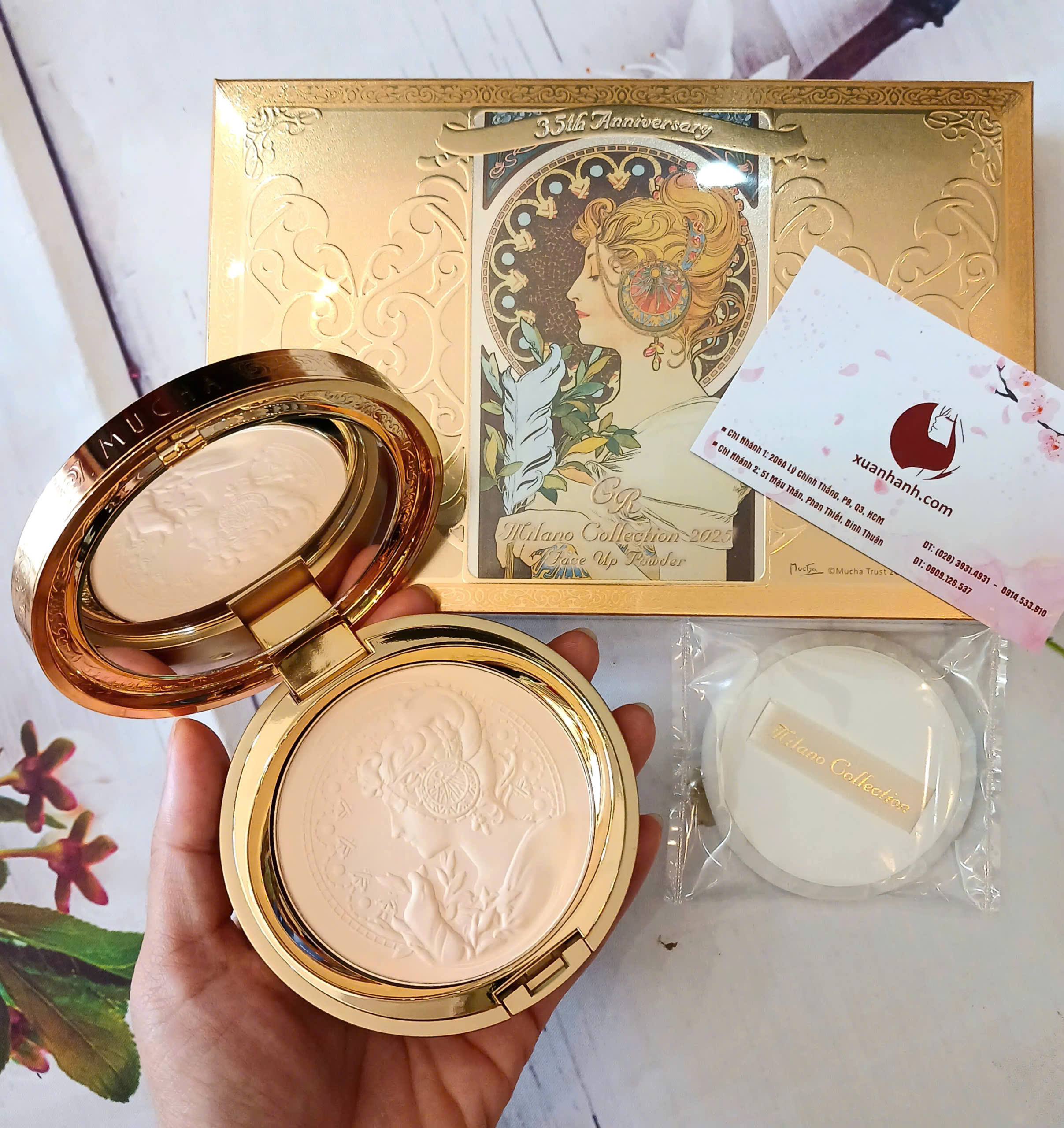 Phấn phủ Kanebo Milano Collection siêu cao cấp, tuyệt đẹp, limited