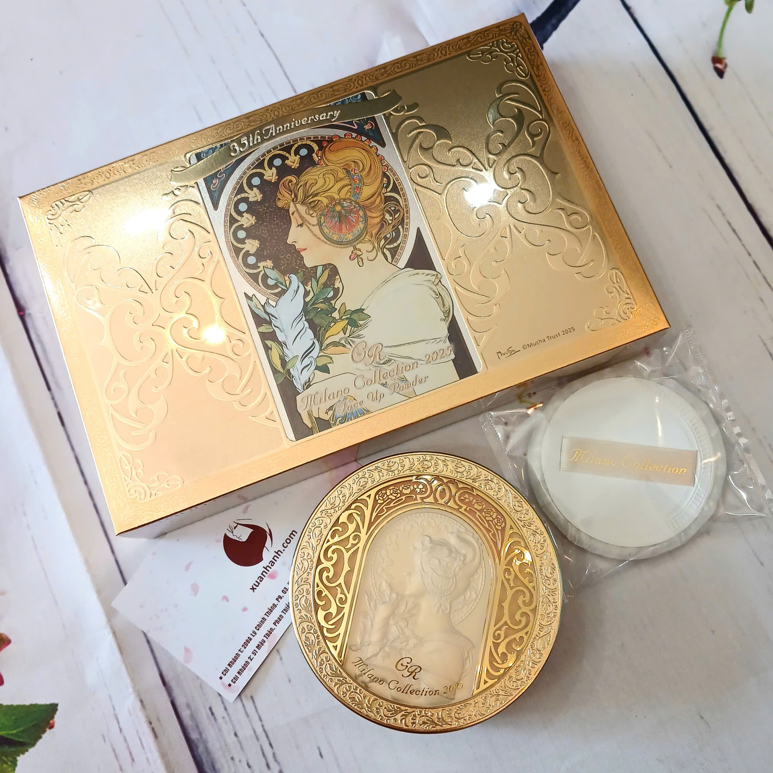 Phấn phủ Kanebo Milano Collection siêu cao cấp, tuyệt đẹp, limited