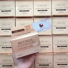 Mặt nạ mắt Everyyou Retinol chống lão hóa và giảm nếp nhăn mắt - 120 miếng (NEW)
