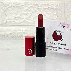 Son Giorgio Armani Lip Power Longwear Vivid #405 Sultan - đỏ gạch, mini