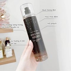 Xịt thơm Body Bath & Body Works Into The Night cuốn hút, sexy, gợi cảm.