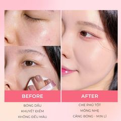 Cushion Kanebo Kate Color & Cover SPF50+ lì mịn, che phủ tốt, #03 sáng ánh tím