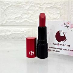 Son Giorgio Armani Lip Power Longwear Vivid #400 Four Hundred - đỏ cổ điển, mini